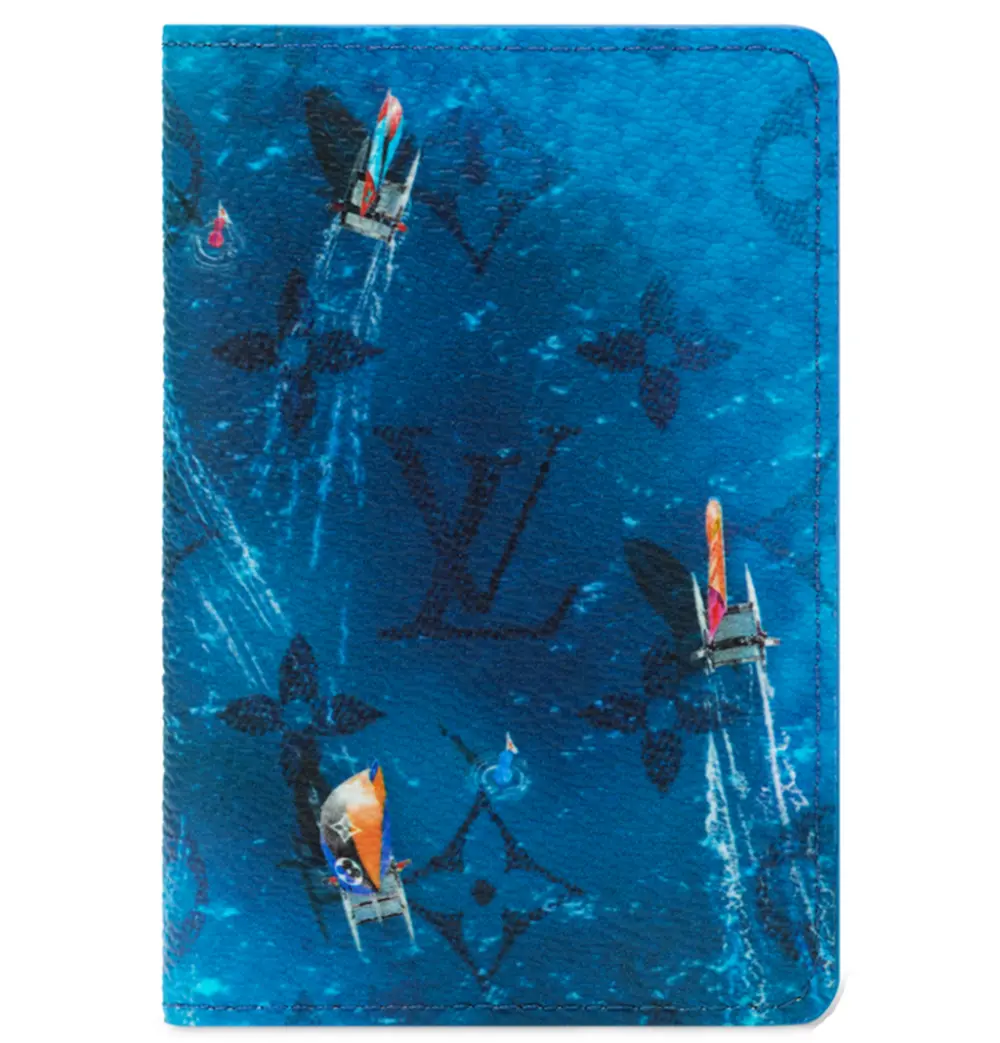 Ví Louis Vuitton Pocket Organizer 'Navy' M28812