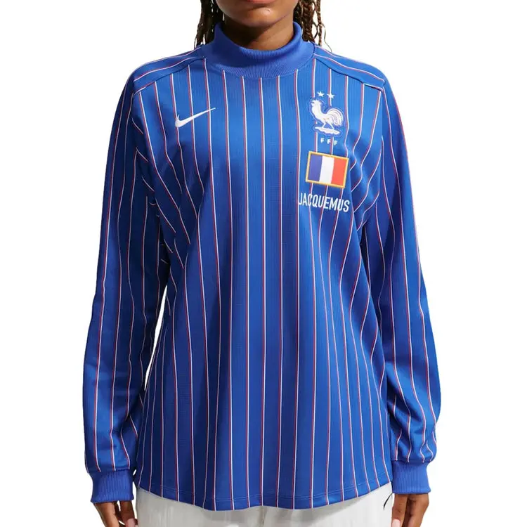 Áo Nike x France x Jacquemus Cryoshot Goalkeeper 'Game Royal Blue' IQ7570-480 - Ảnh 3