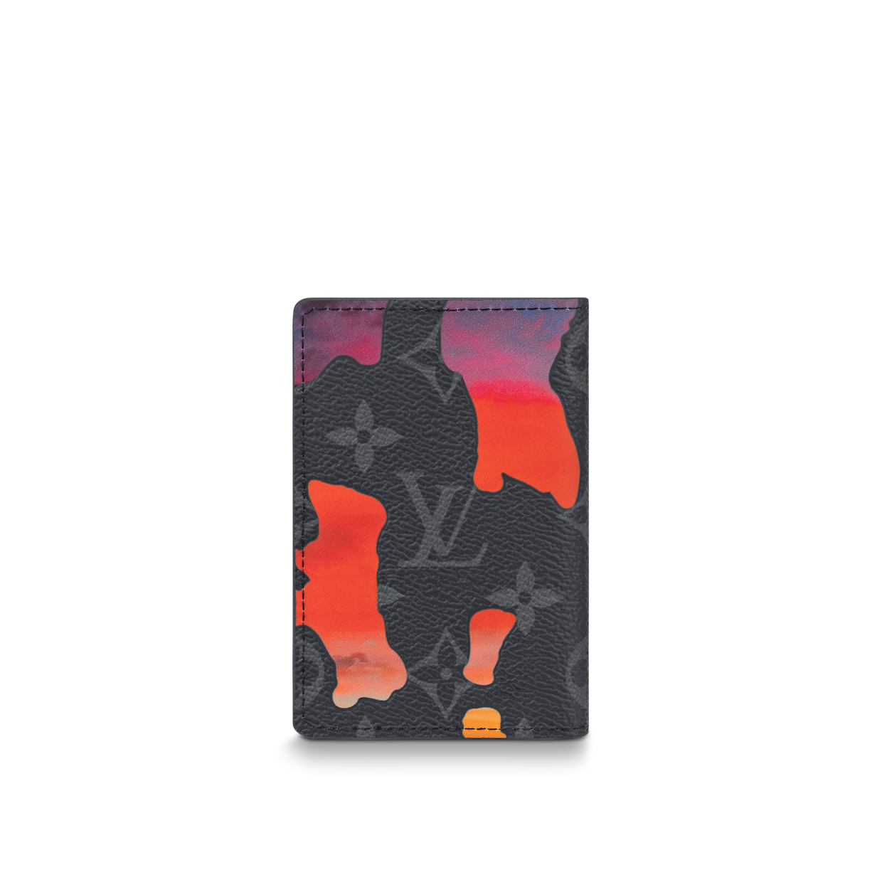 Ví Louis Vuitton Pocket Organiser 'Black Red' M81757 - Ảnh 5