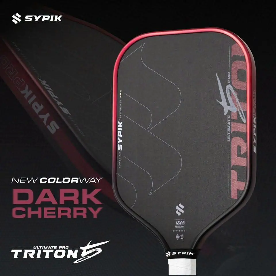 Alternative view of Vợt Pickleball Sypik Pro Tour Ultimate Triton 5 'Dark Cherry' 16mm