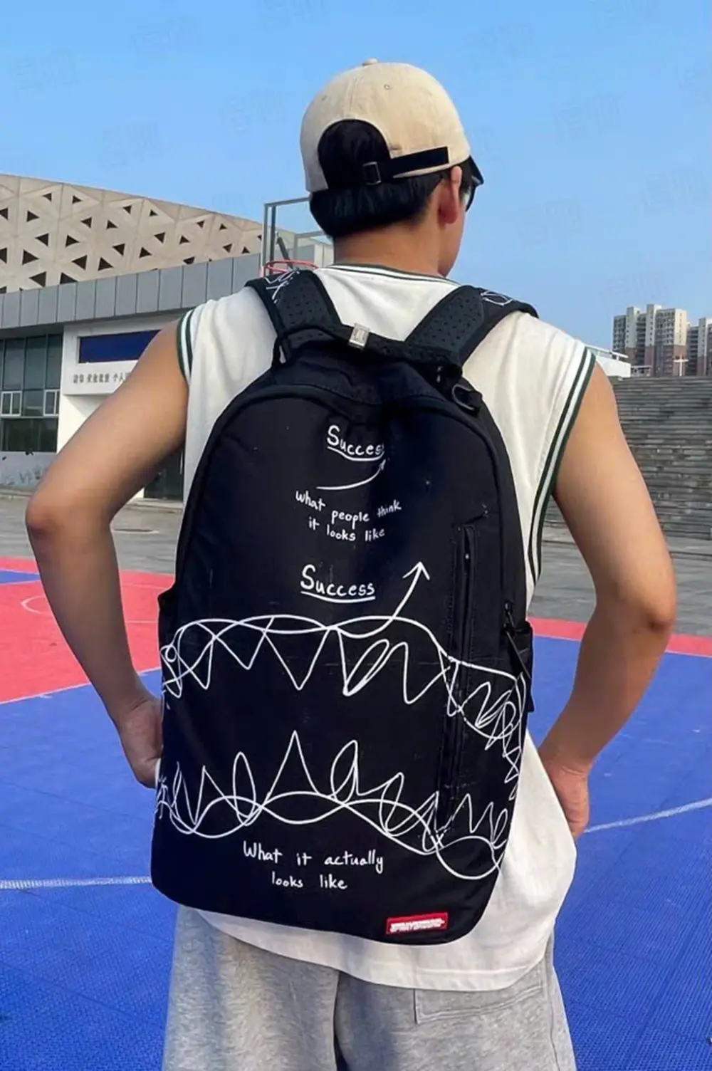 Balo Sprayground Shark Mouth ‘Black’ W1035727 - Ảnh 5