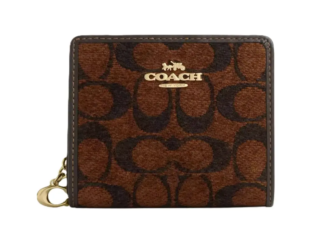Ví COACH Snap Wallet 'Brown' CCQ32-IMA7U