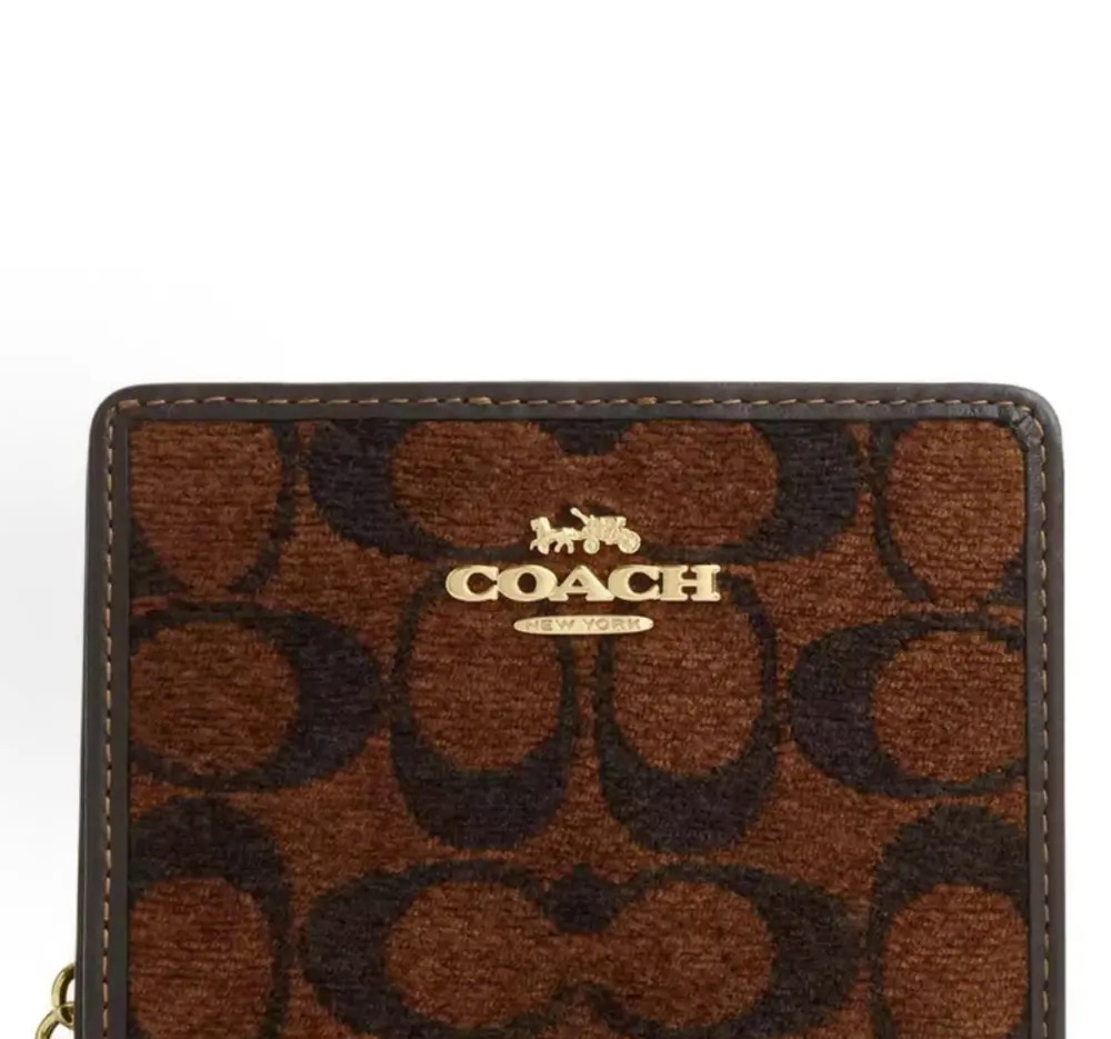 Alternative view of Ví COACH Snap Wallet 'Brown' CCQ32-IMA7U