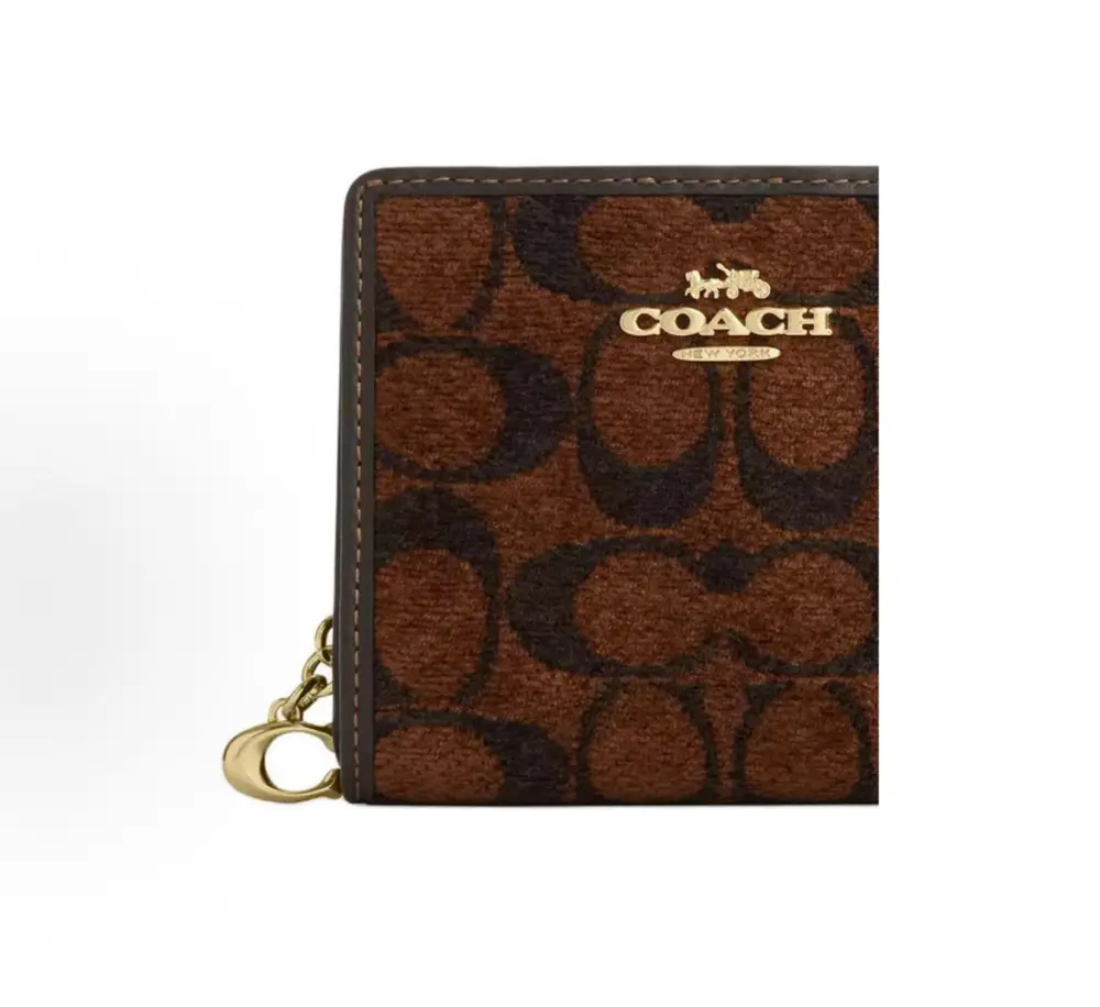 Ví COACH Snap Wallet 'Brown' CCQ32-IMA7U - Ảnh 4