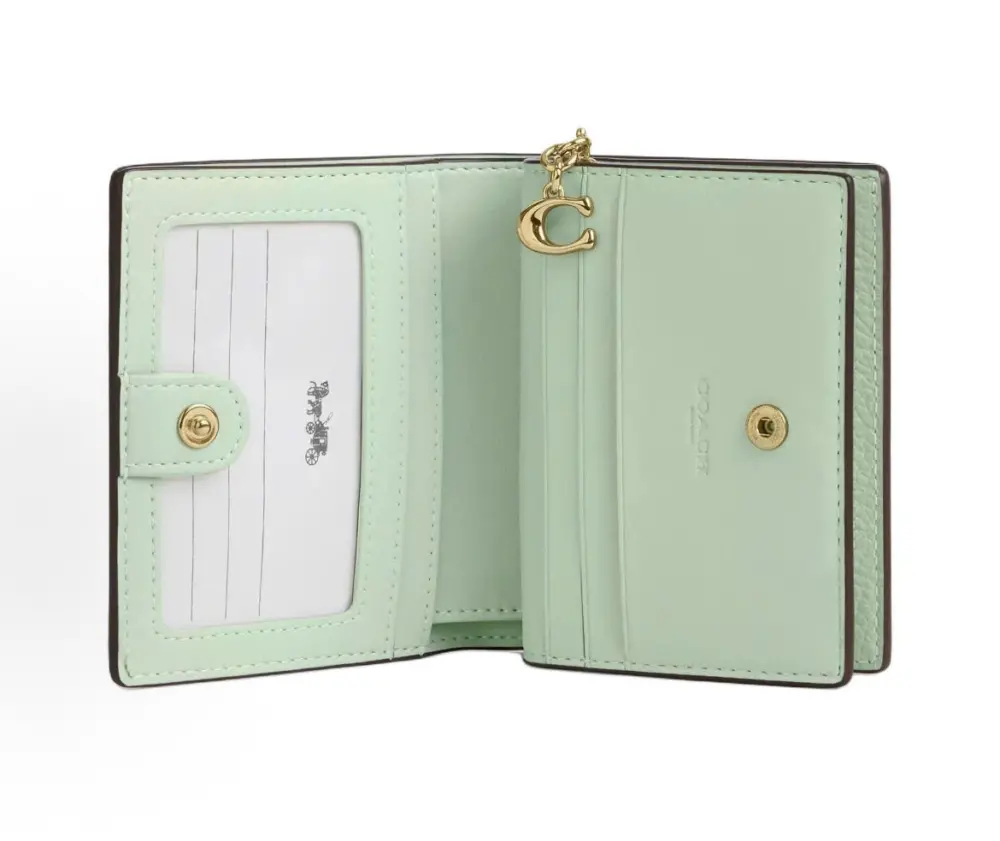 Ví Coach Snap Wallet 11 'Mint' CEC38-IMPAL - Ảnh 3