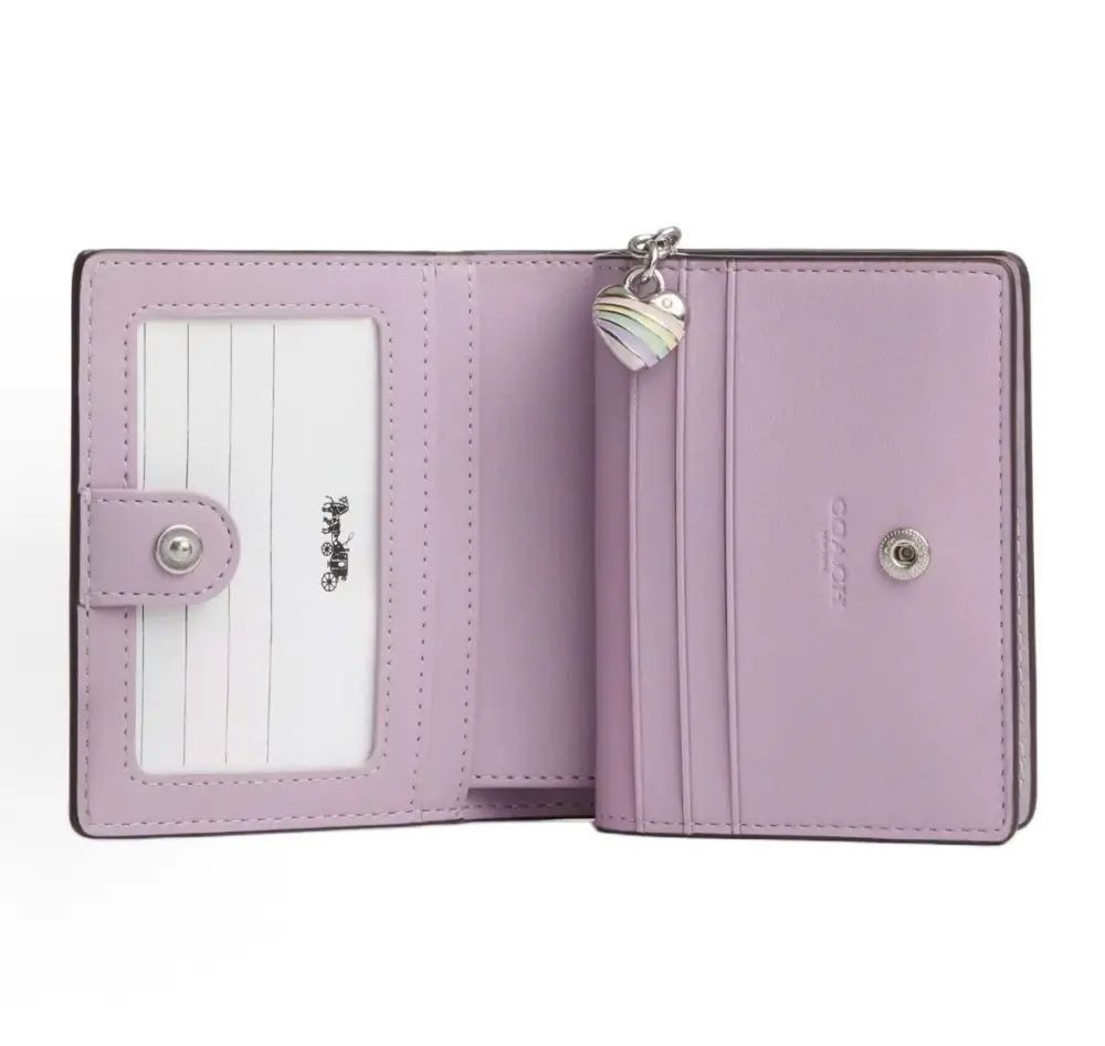 Ví COACH Snap Wallet 10 'Purple' CDF21-SVIZ - Ảnh 3