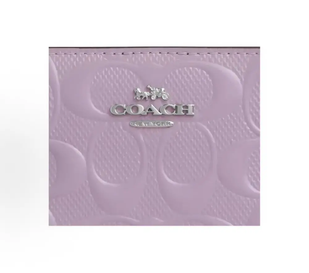 Alternative view of Ví COACH Snap Wallet 10 'Purple' CDF21-SVIZ