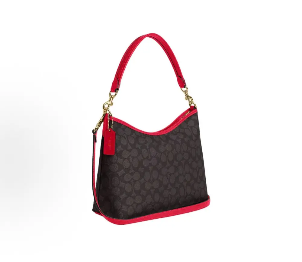 Ví Coach Laurel 31 Detachable Shoulder 'Brown Red' CV975-IMXDO - Ảnh 3