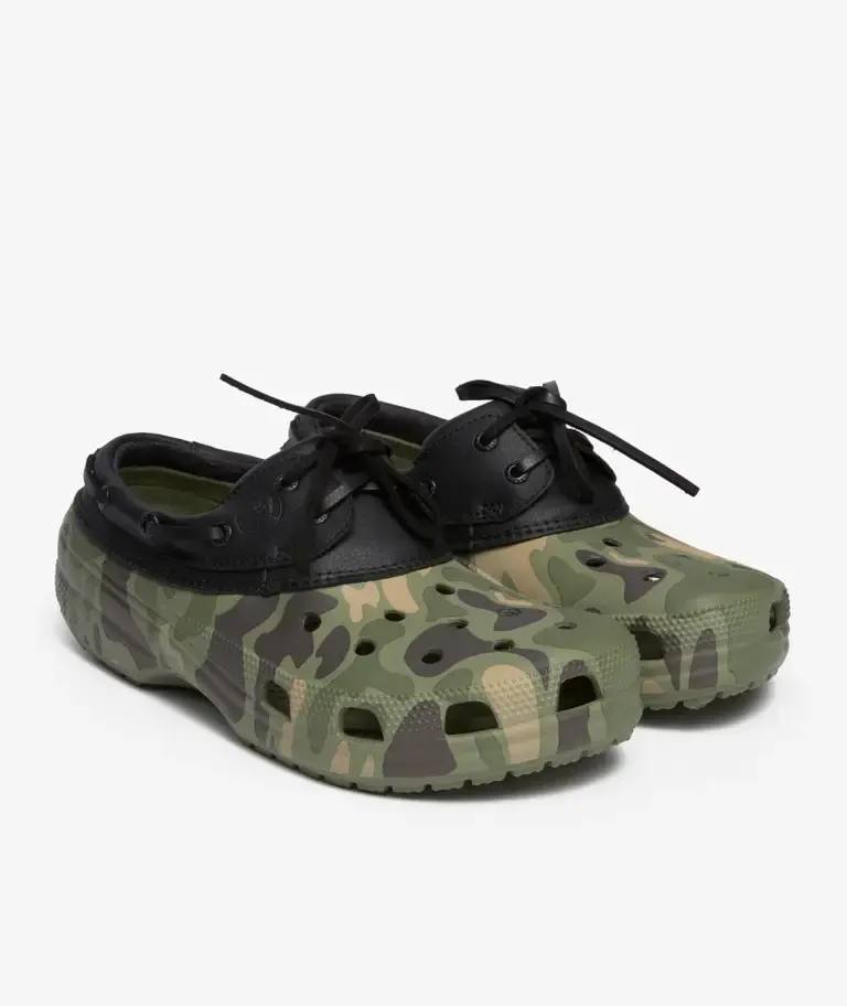 Alternative view of Dép Crocs Classic Boat Clog 'Duck Camo' 212951-0SL