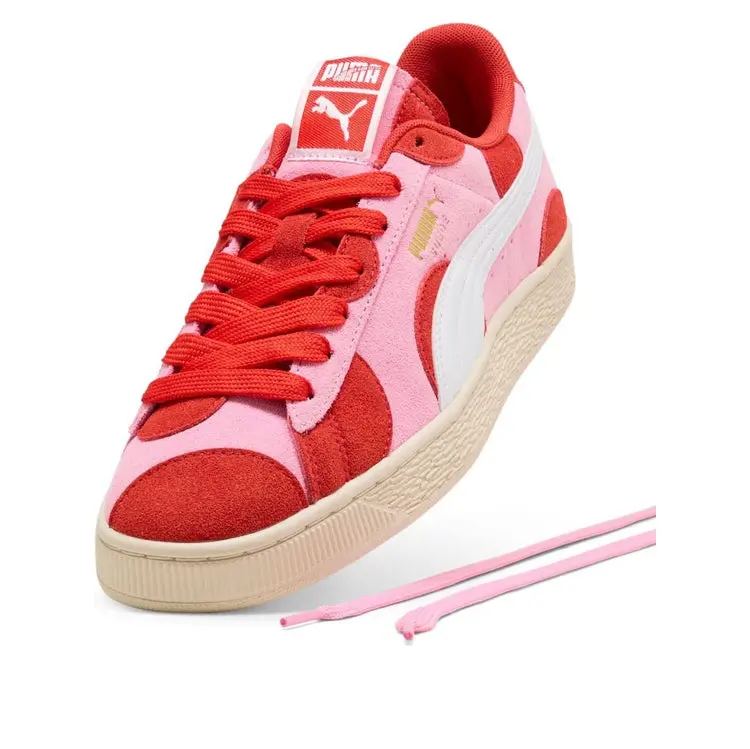 Giày Puma Suede Printed 'Pink Lilac Red' 409147-01 - Ảnh 4