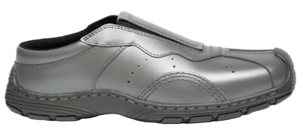 Giày Dr Martens Aurix Mule Satin Finish 'GUNMETAL SATIN' 42292020