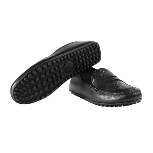 Alternative view of Giày Gucci Signature Driver ‘Black’ 431063CWD201000
