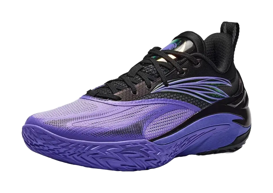 Alternative view of Giày Anta Shock Wave 8 'Purple Black' 112631111-4