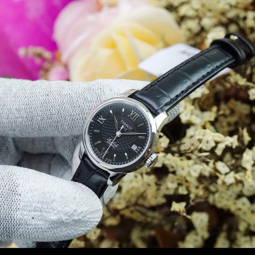 Đồng Hồ Nữ Tissot Le Locle Automatic 'Black' T41112357 - Ảnh 3