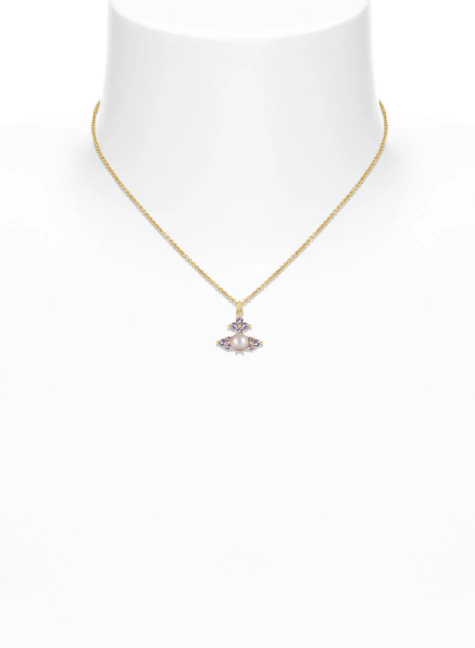 Dây chuyền Vivienne Westwood Feodora Pendant 'Gold' 630203EP-02R791 - Ảnh 3