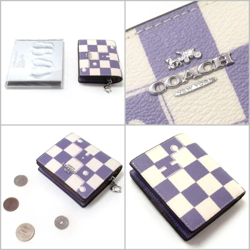 Ví Coach Snap 'Light Violet' CT217-SVWPB - Ảnh 3