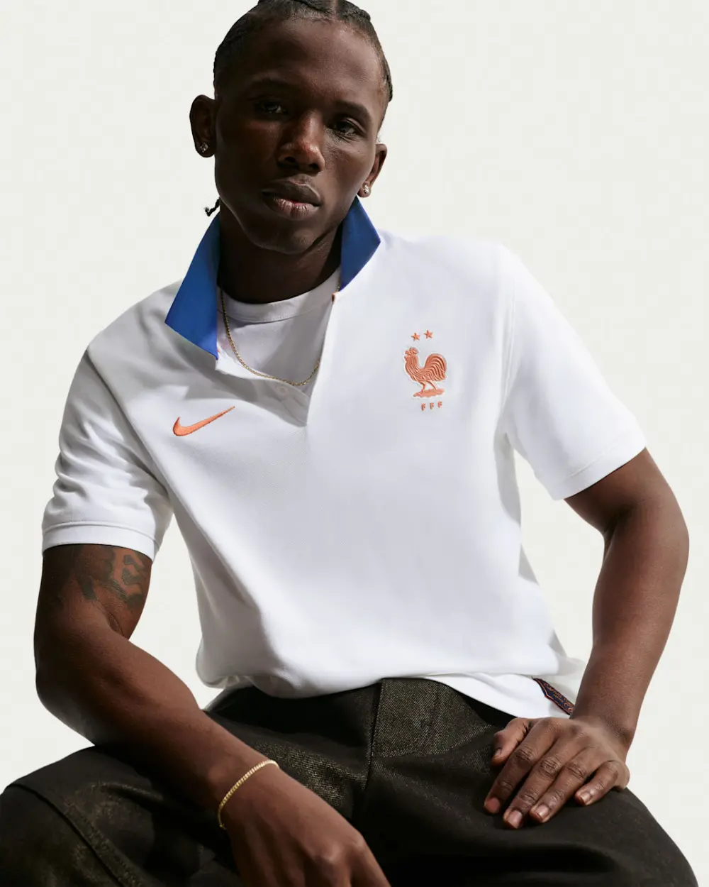 Áo Nike FFF The Nike Polo 'White' IQ6429-100 - Ảnh 3