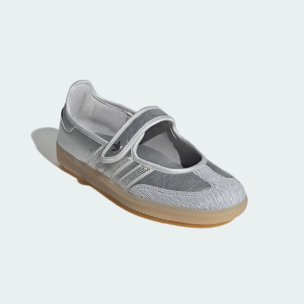 Giày Adidas SAMBA OG 'Silver Metallic' LA5344 - Ảnh 3