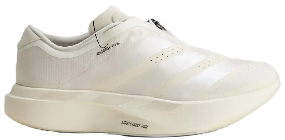 Giày adidas Adizero EVO SL ZIP 'Core White' KI0477