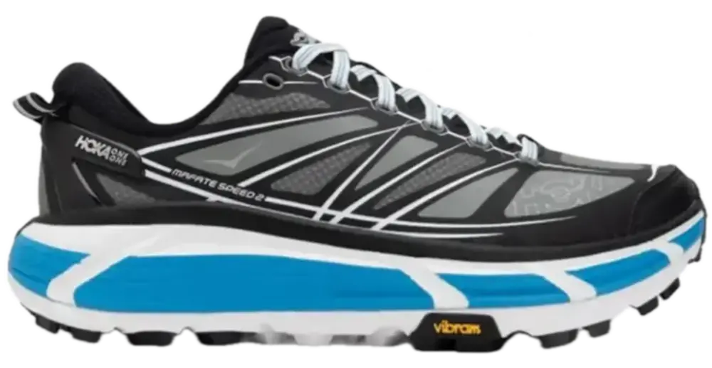 Giày Hoka One One Mafate Speed 2 ‘Black Blue’ 1126851-BWHT