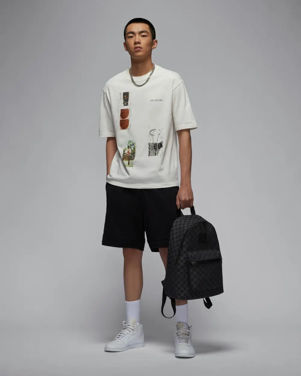 Alternative view of Balo Nike Mochila Jordan Monogram 'Negro' FJ6784-011