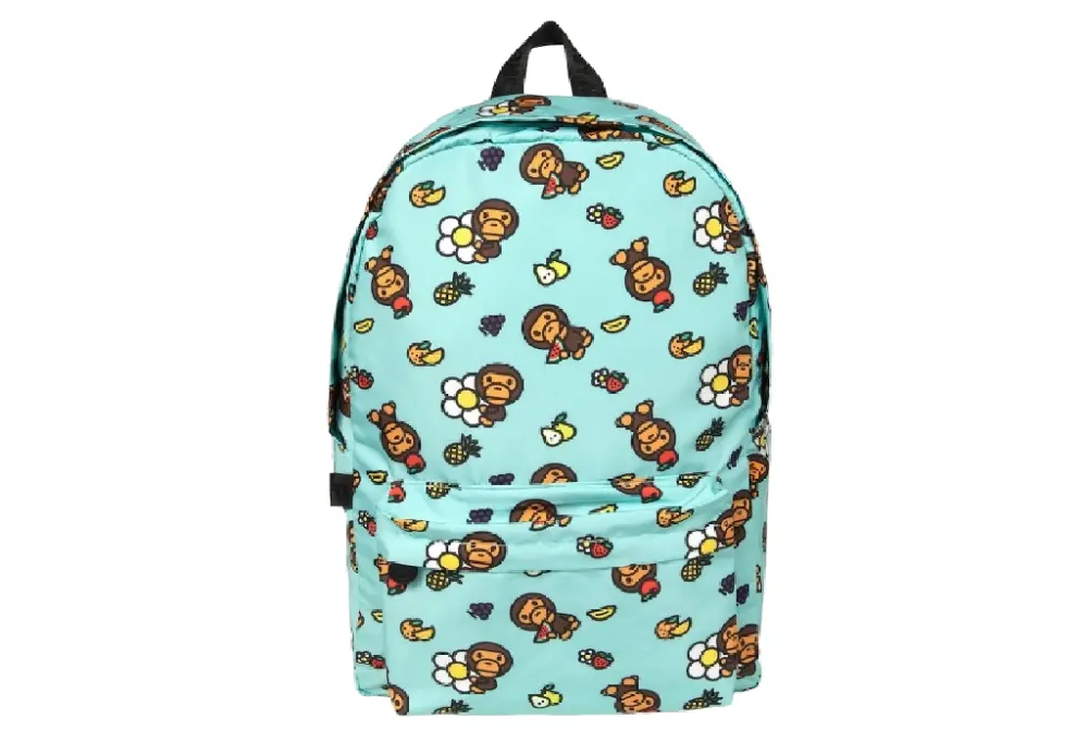 Balo Bape Baby Milo Friends Camo Large Backpack 'Blue' 0MXBGW4228XXQ