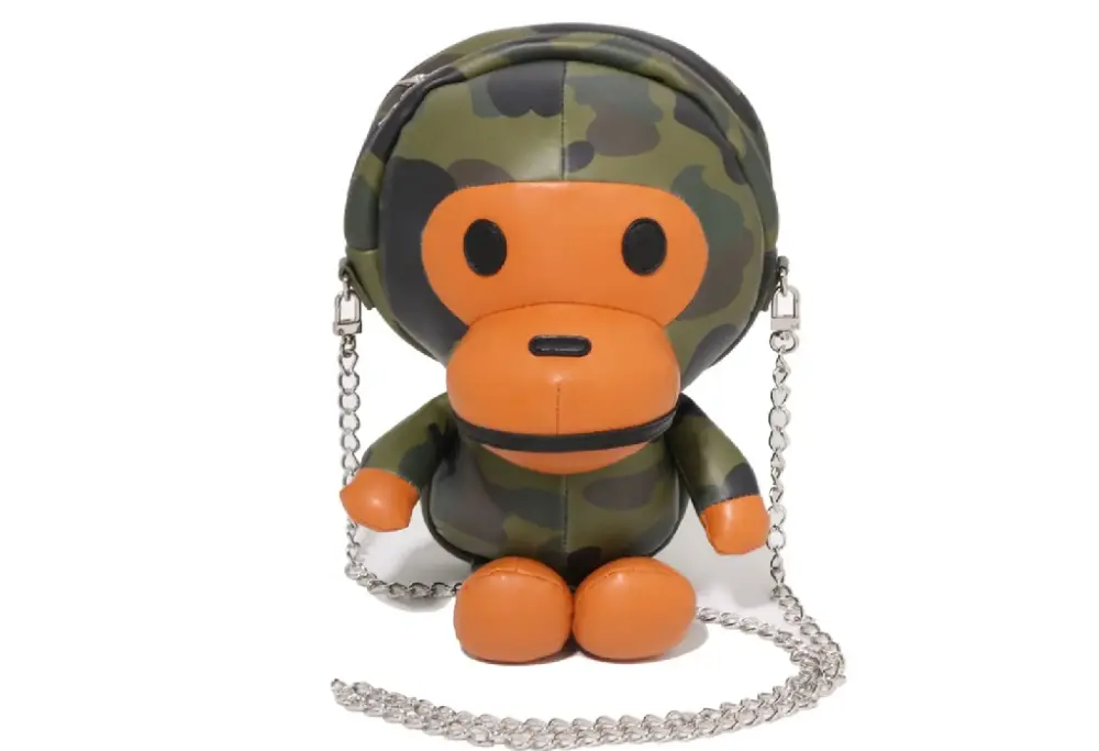 Túi Bape 1St Camo Baby Milo Pu Shoulder Bag 'Green' 0ZXBGWX30289R