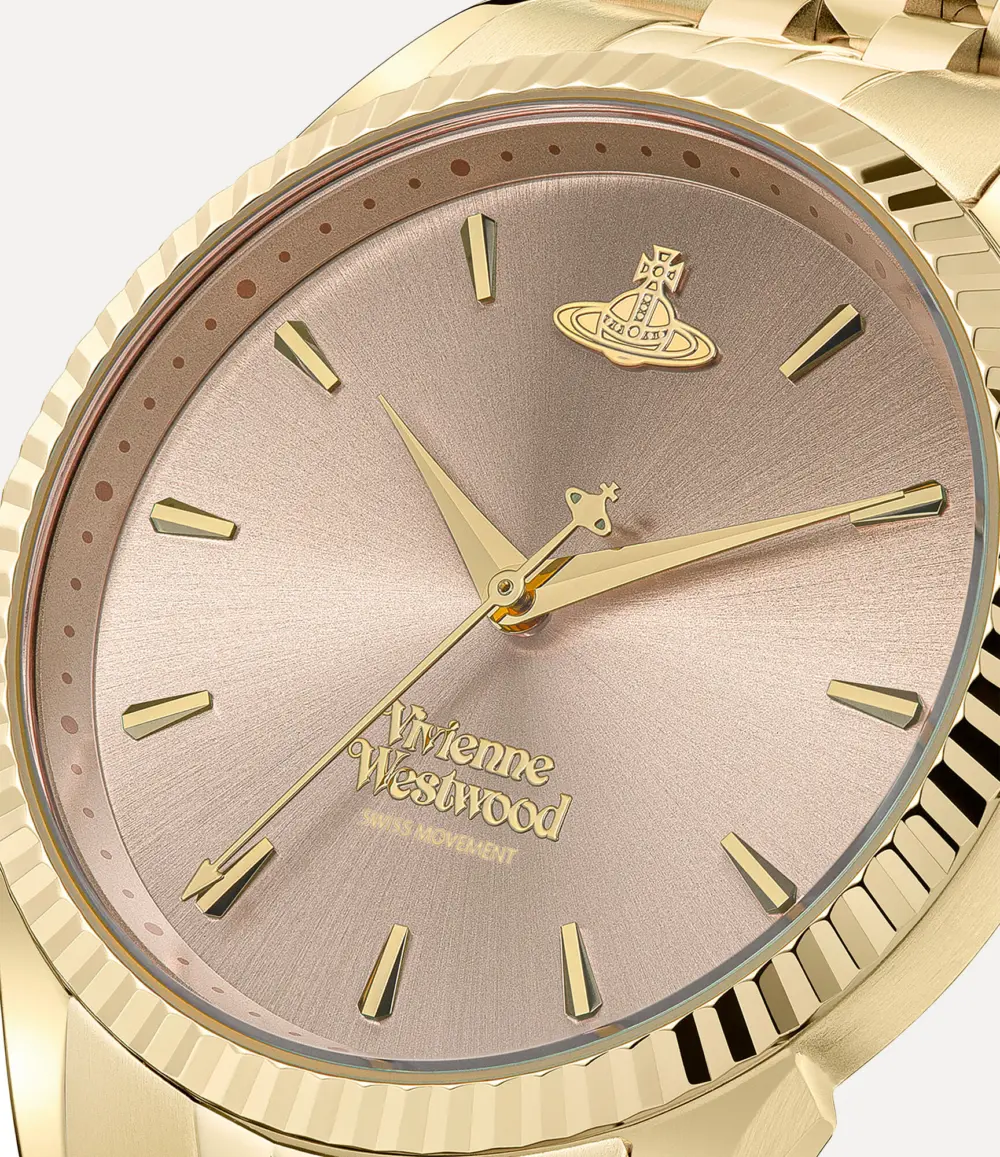 Đồng Hồ Vivienne Westwood Seymour Watch 'Rose Gold' DWVV240PKGD - Ảnh 4