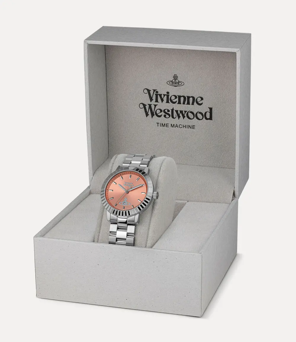 Đồng Hồ Vivienne Westwood Dulwich Watch 'Pink' VV307COSL - Ảnh 3
