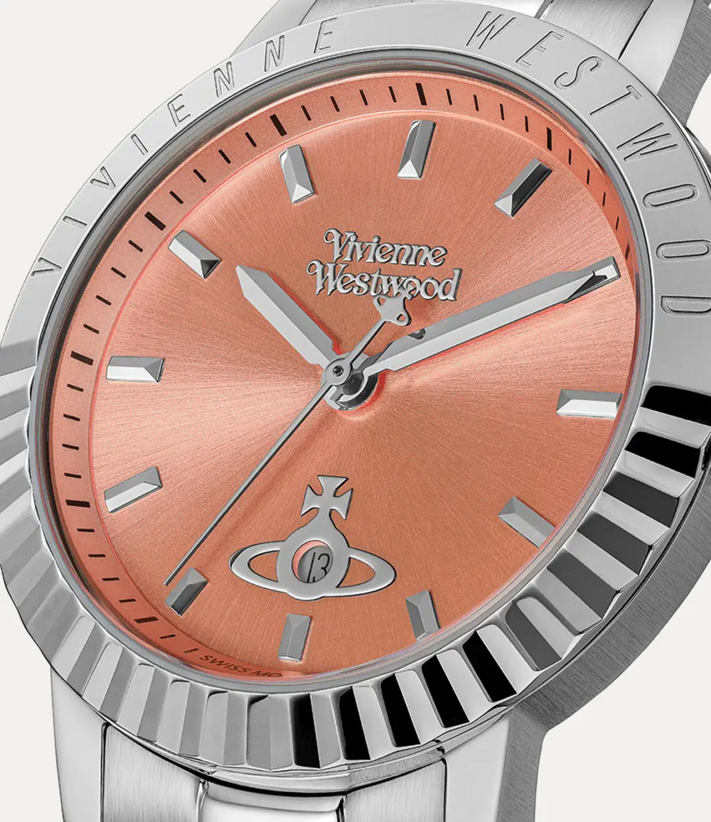 Đồng Hồ Vivienne Westwood Dulwich Watch 'Pink' VV307COSL - Ảnh 4