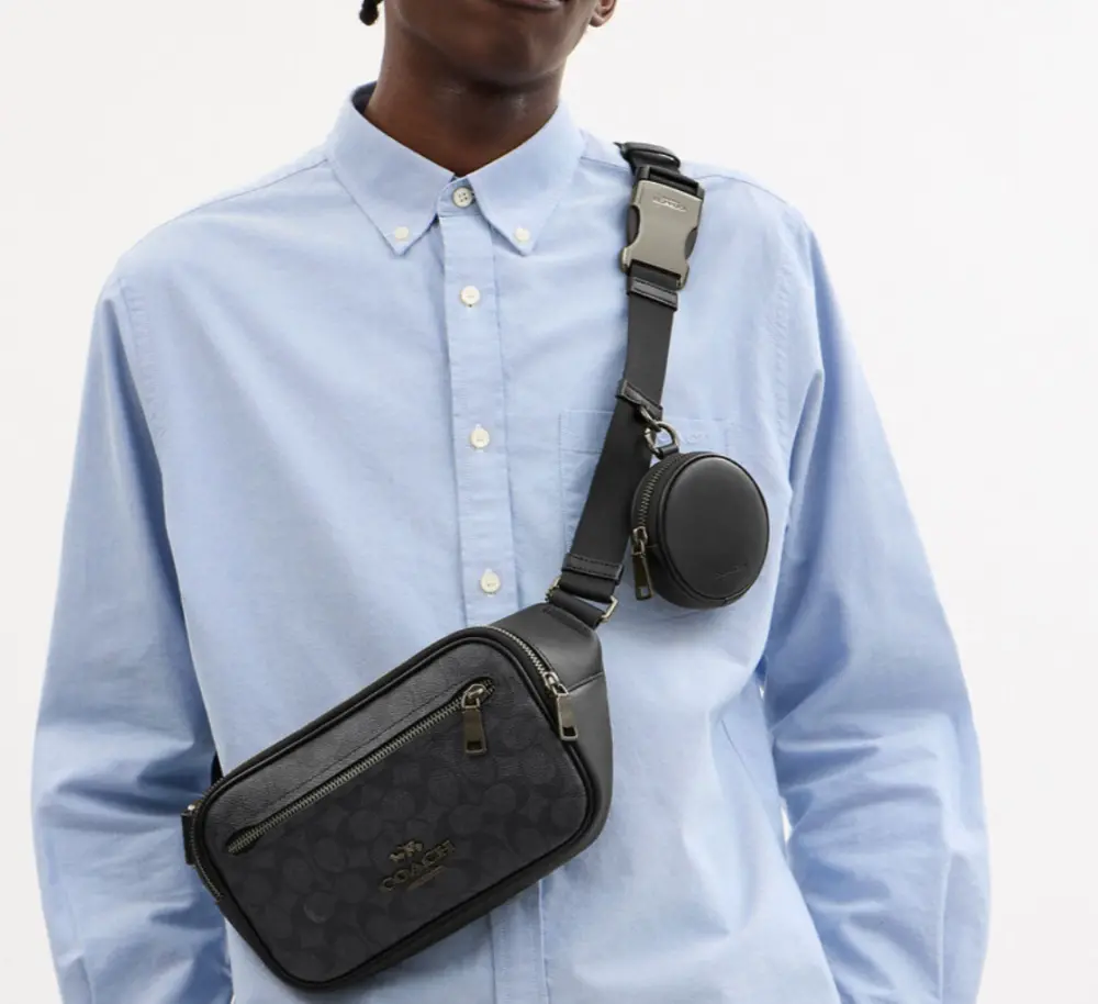Alternative view of Túi Coach Elias Belt Bag 'Black' CZ400-QBMI5