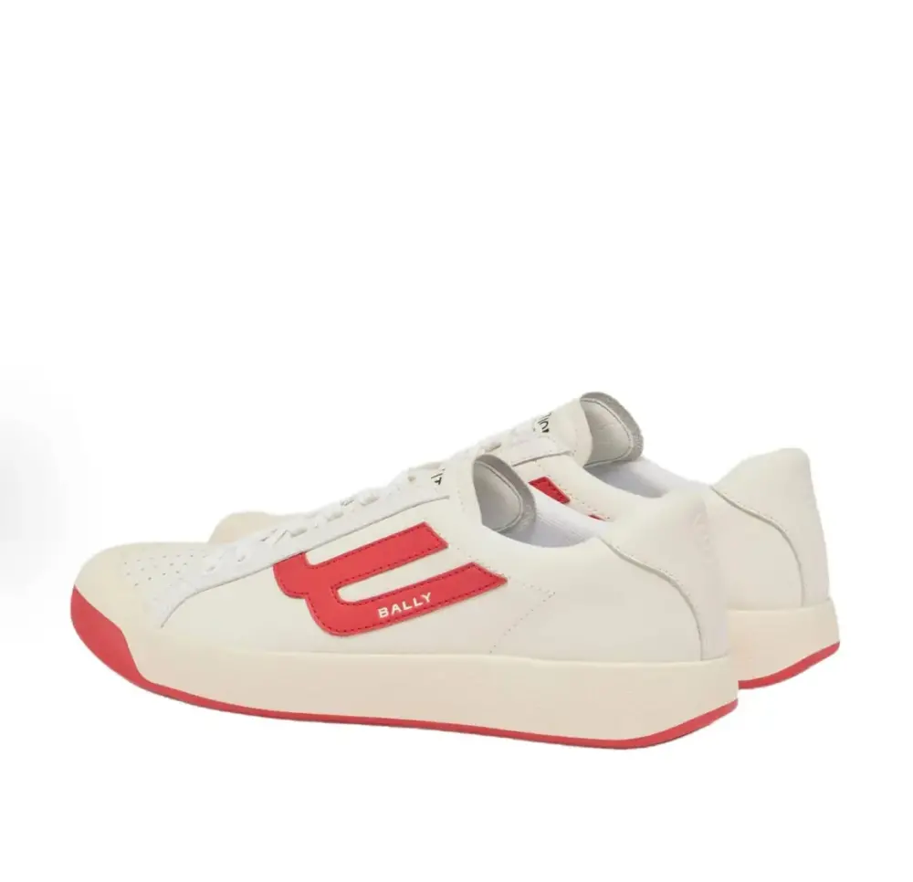 Giày Bally Leather Sneaker ‘White’ 6313747 - Ảnh 3