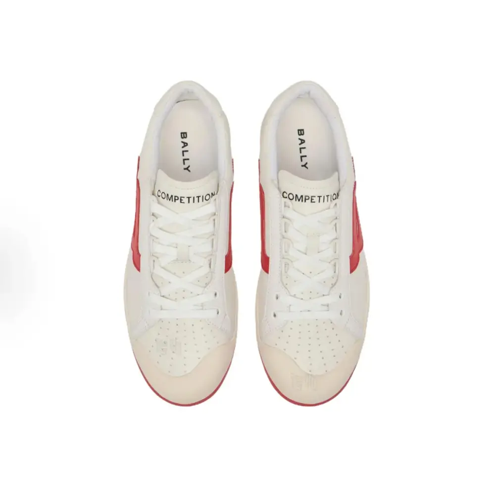 Alternative view of Giày Bally Leather Sneaker ‘White’ 6313747