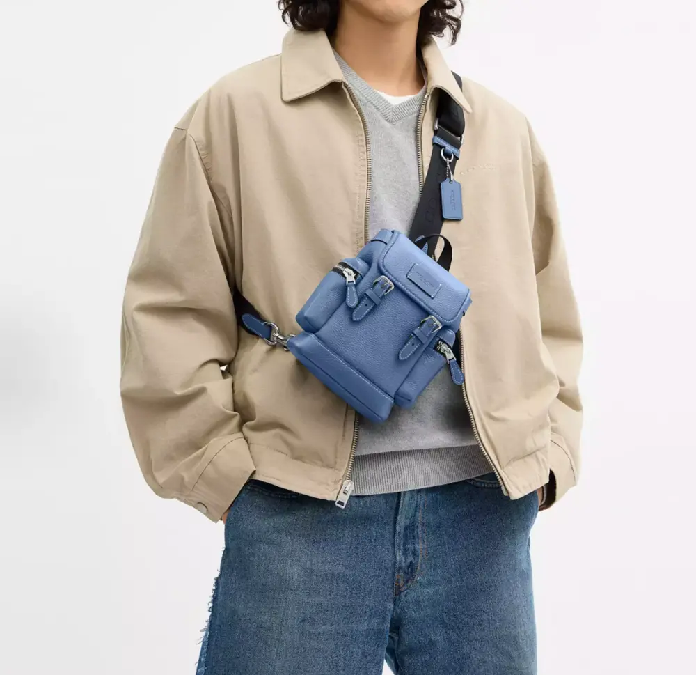 Alternative view of Túi Coach Sprint 15 Backpack 'Blue' CBF63-SVLID