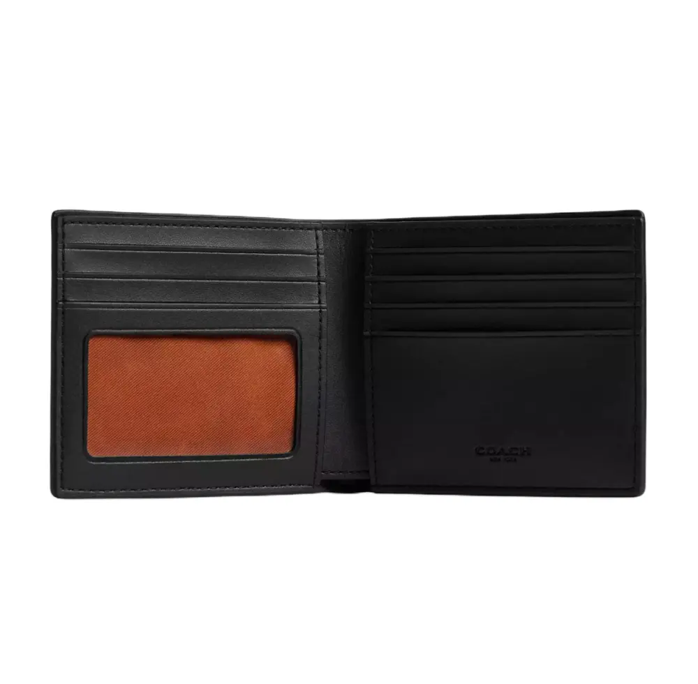 Alternative view of Ví Coach Bifold Wallet 'Black' CY394-QBMI5