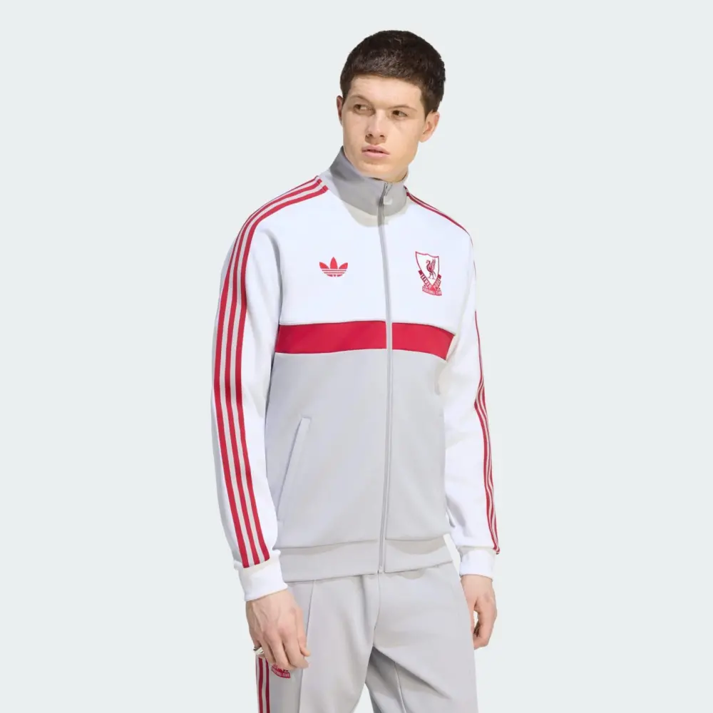 Alternative view of Áo Adidas Liverpool FC Originals Track Top 'Grey' KG2901