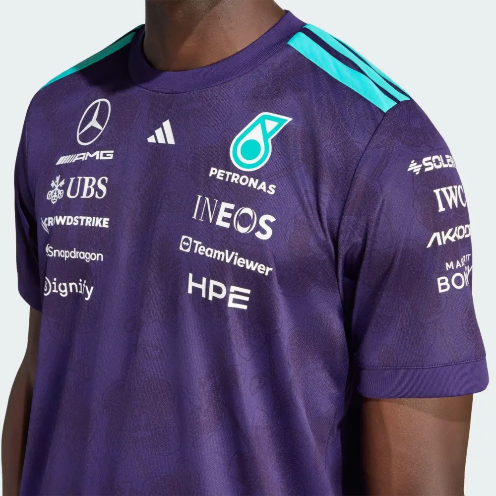 Áo Adidas Mercedes Amg Petronas Formula 1 'Purple' KV4288 - Ảnh 5