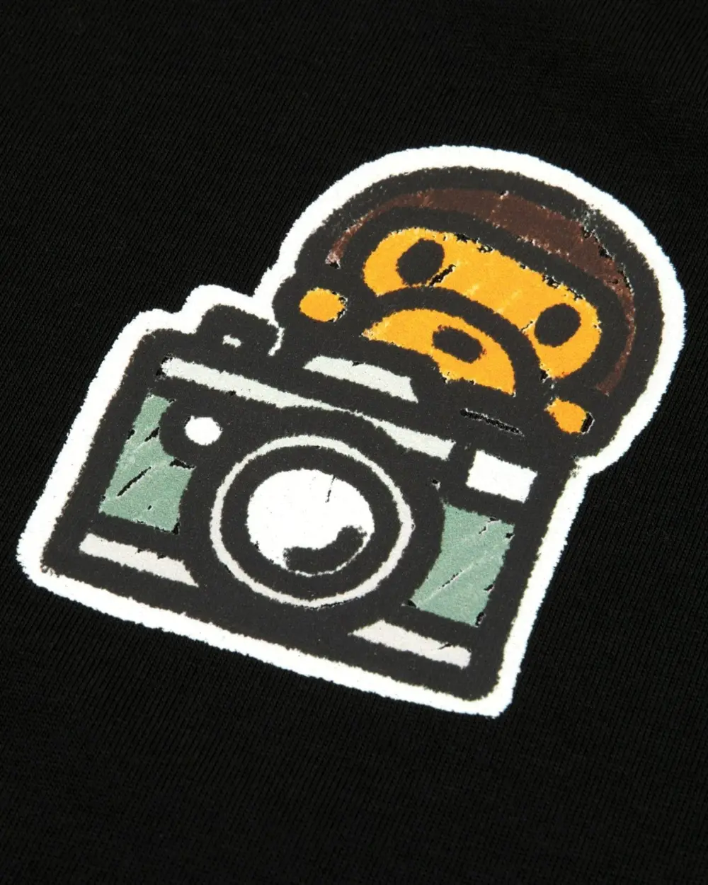 Áo Bape Baby Milo Graphic Tee 'Black' 0MXTEW0466XXR - Ảnh 3