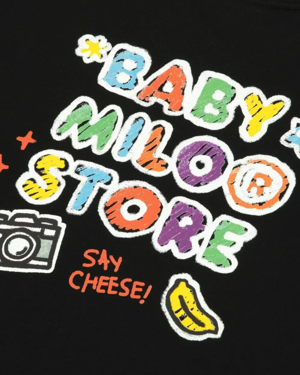 Áo Bape Baby Milo Graphic Tee 'Black' 0MXTEW0466XXR - Ảnh 4