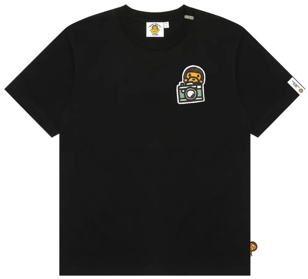 Áo Bape Baby Milo Graphic Tee 'Black' 0MXTEW0466XXR