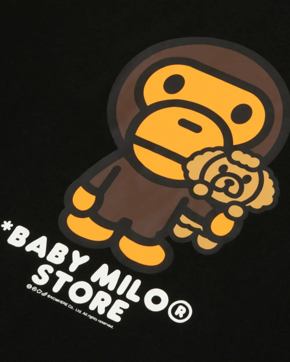Áo Bape Baby Milo Long Sleeve Tee 'Black' 0MXLTW0470XXR - Ảnh 4