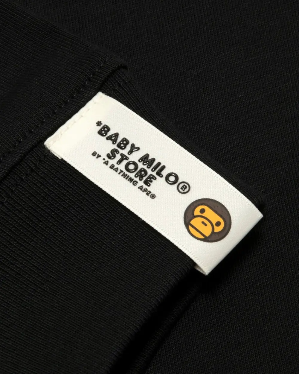 Alternative view of Áo Bape Baby Milo Long Sleeve Tee 'Black' 0MXLTW0470XXR