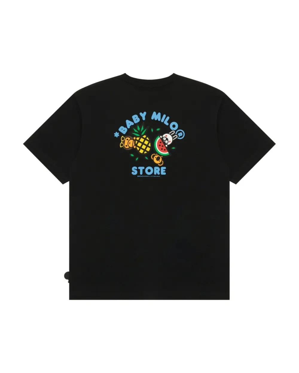 Áo Bape Baby Milo Slim Fit Tee 'Black' 0MXTEW0461XXQ - Ảnh 5