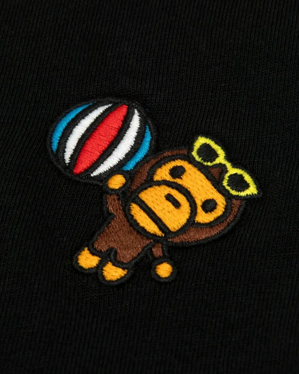 Áo Bape Baby Milo Slim Fit Tee 'Black' 0MXTEW0461XXQ - Ảnh 3