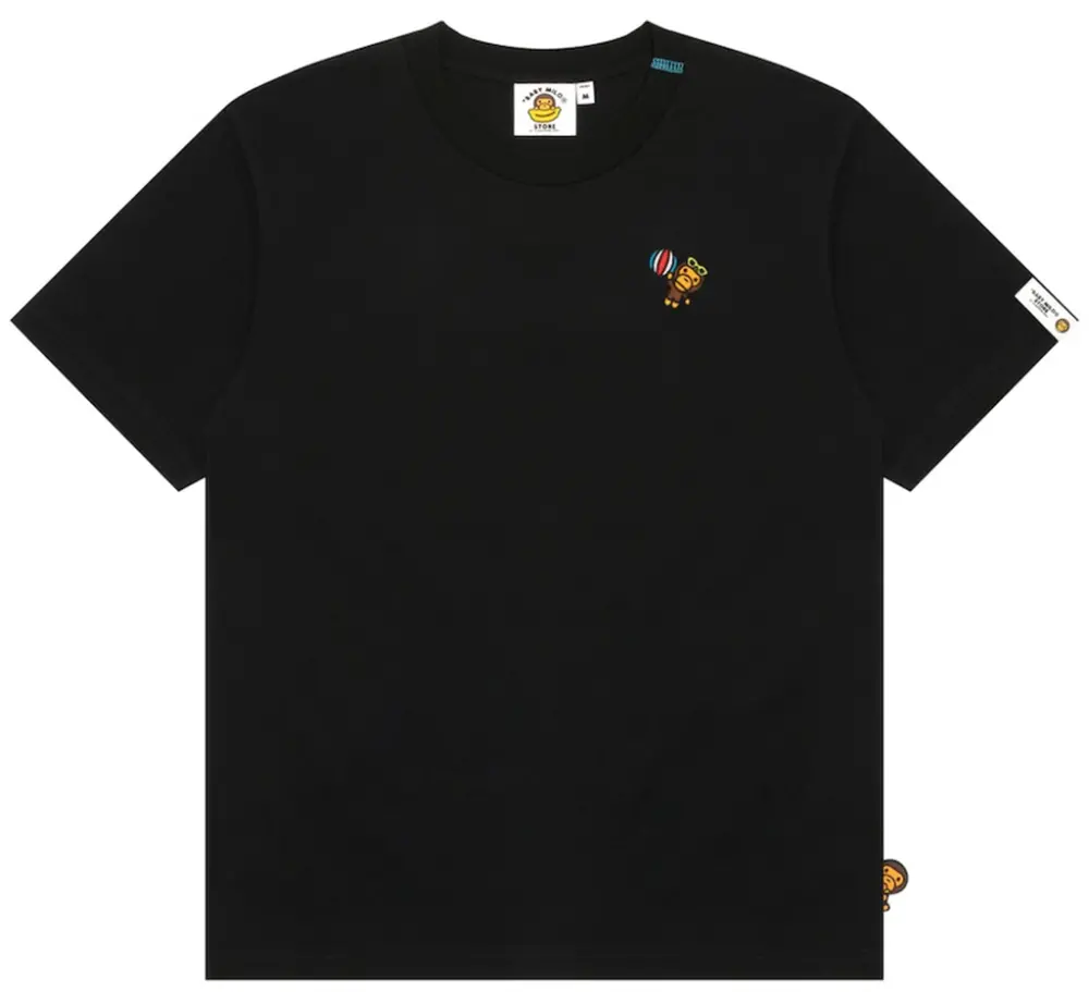 Áo Bape Baby Milo Slim Fit Tee 'Black' 0MXTEW0461XXQ