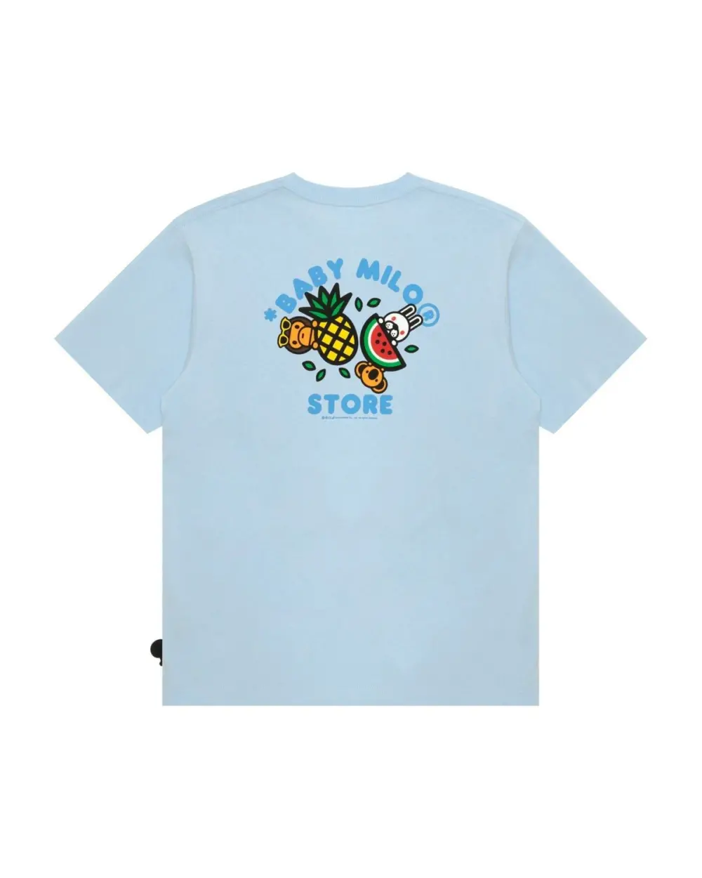 Áo Bape Baby Milo Slim Fit Tee 'Blue' 0MXTEW0461XXQ - Ảnh 4