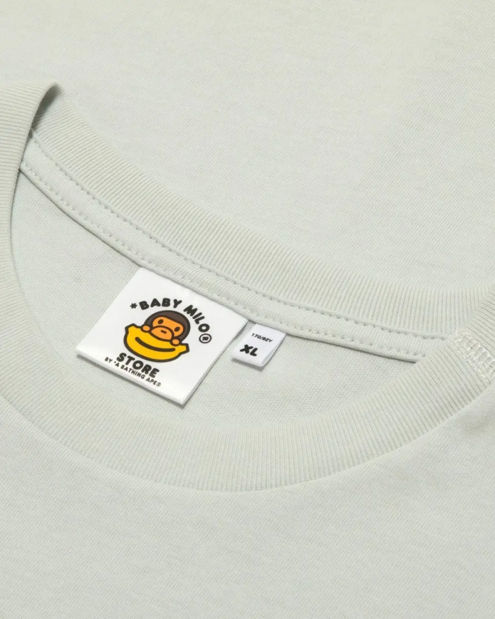 Alternative view of Áo Bape Baby Milo Slim Fit Tee 'Grey' 0MXTEW0461XXQ