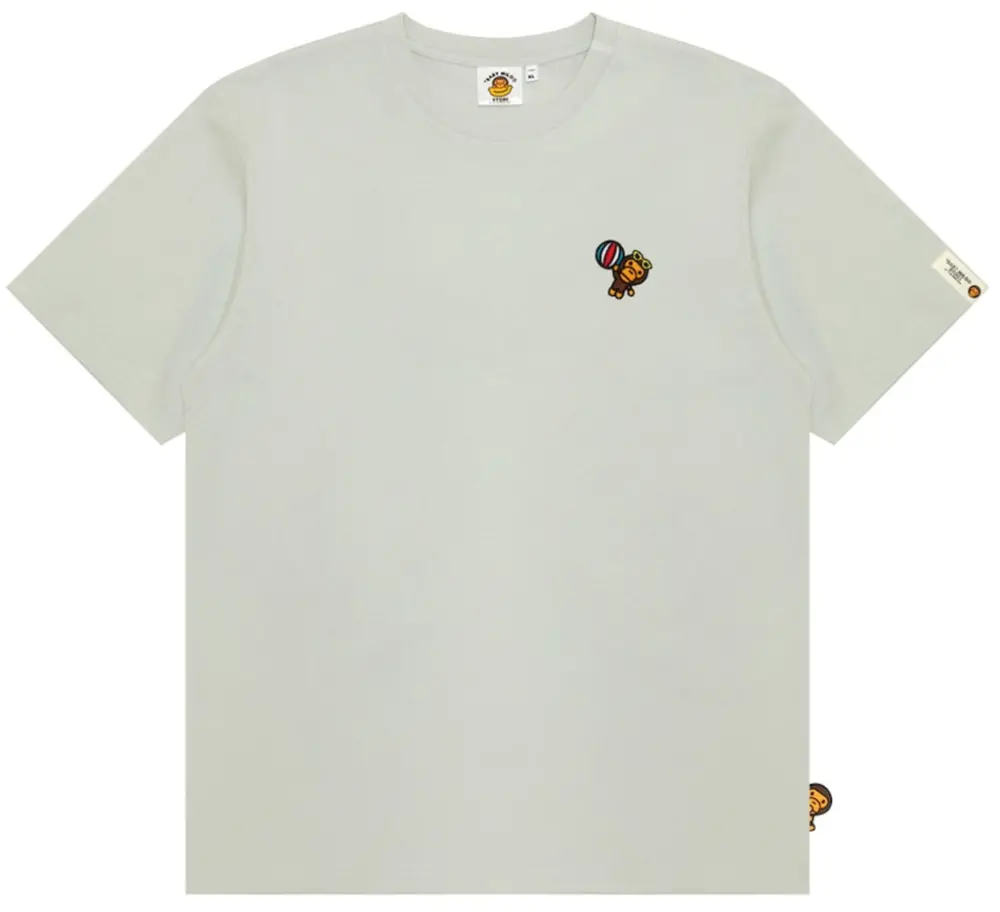 Áo Bape Baby Milo Slim Fit Tee 'Grey' 0MXTEW0461XXQ