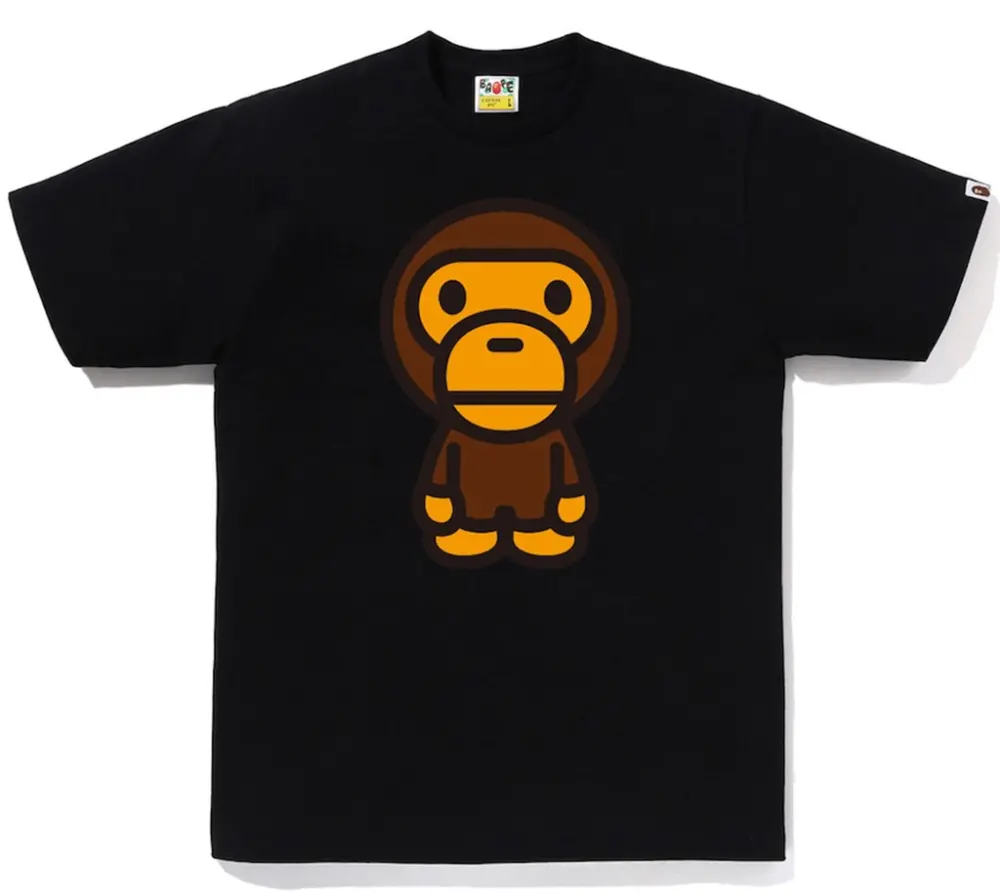 Áo Bape Big Baby Milo Tee 'Black' 0ZXTEMX00210R