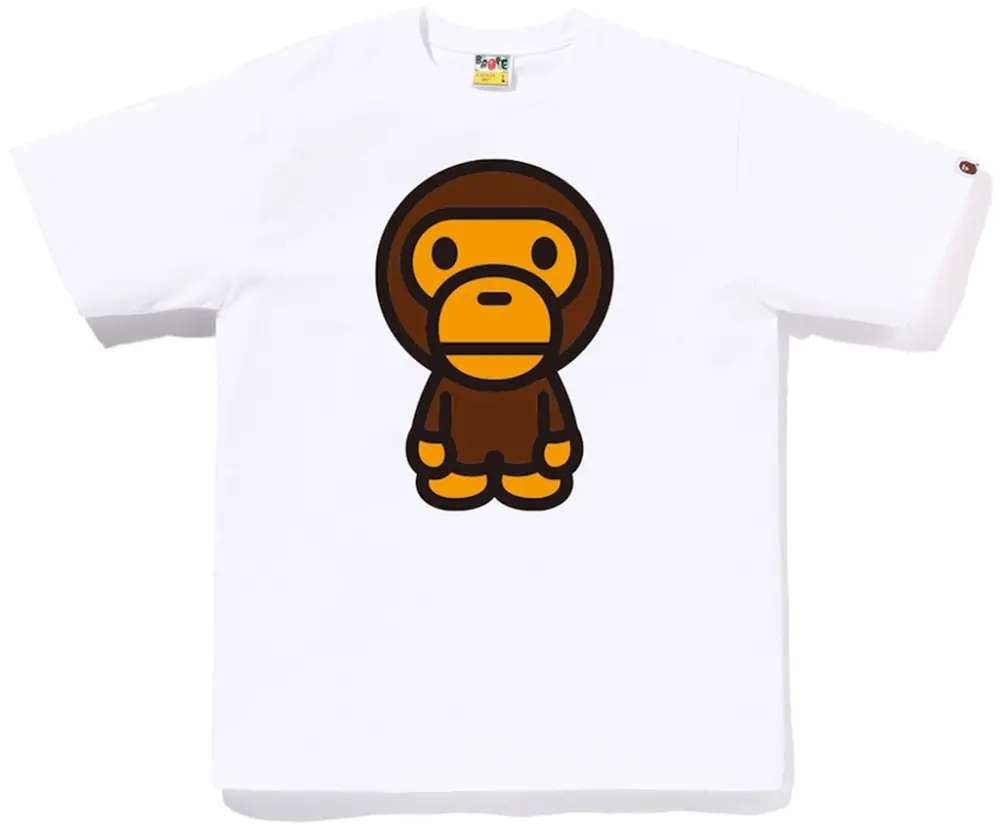 Áo Bape Big Baby Milo Tee 'White' 0ZXTEMX00210R